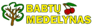 Babtų medelynas logo